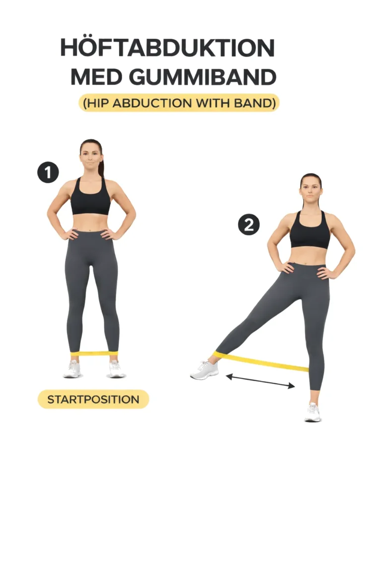 Höftabduktion - Övning som stärker Gluteus Medius