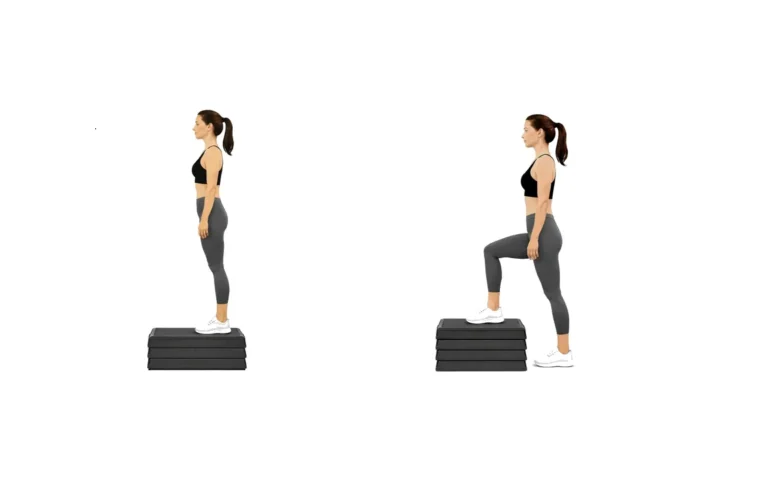 Step up - övning som är bra mot höftledssmärta
